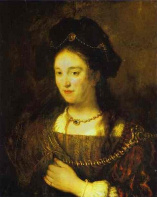 Rembrandt The Artists Wife, Saskia