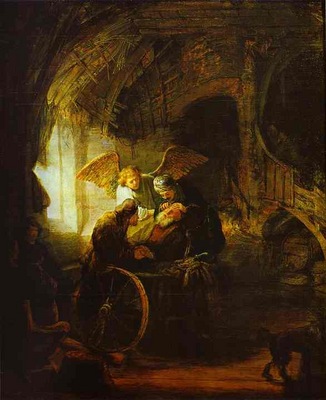 Rembrandt Tobias Returns Sight to His Father