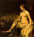 rembrandt bathsheba at her bath 1654 louvre bredius