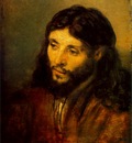 REMBRANDT YOUNG JEW AS CHRIST CA 1656 STAATLICHE MUSEEN BERL