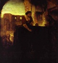 Rembrandt Christ and the Woman of Samaria