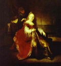 Rembrandt Esther Preparing to Intercede with Assuerus