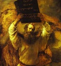 Rembrandt Moses Smashing the Tables of the Law