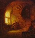 Rembrandt Philosopher Meditating