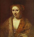 Rembrandt Portrait of Hendrickje Stoffels