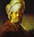 Rembrandt Portrait of a Man in an Oriental Costume