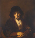 Rembrandt Portrait of an Old Woman, 1654, 109x84 cm, Eremita
