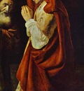Rembrandt Sacrifice of Manoah  Detail