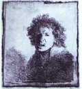 Rembrandt Self Portrait Open Mouthed