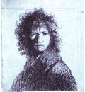 Rembrandt Self Portrait with Knitted Brows