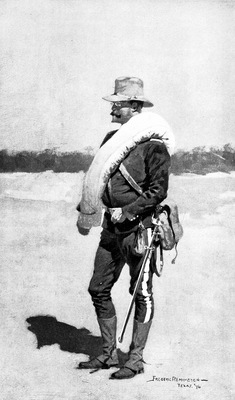 Fr 015 A Captain of Infantry in Field Rig FredericRemington sqs