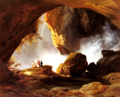 Remond Jean Charles Joseph La Grotte De Neptune A Tivoli