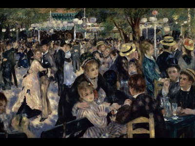 Ball at the Moulin de la Galette, Renoir, 1876 1600x1200