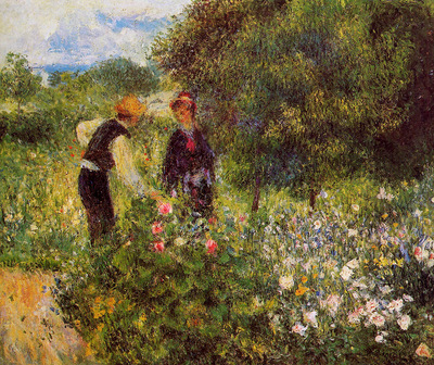 Renoir Pierre Auguste Conversation with the garderner Sun
