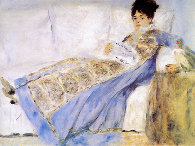 Renoir Pierre Auguste Madame Monet Sun