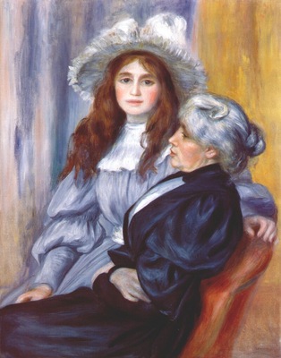 renoir berthe morisot and her daughter julie manet