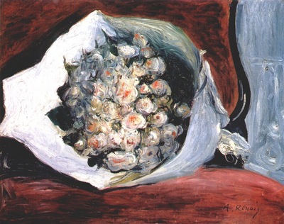 renoir bouquet in a theater box c1871