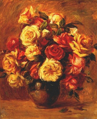 renoir bouquet of roses c1909
