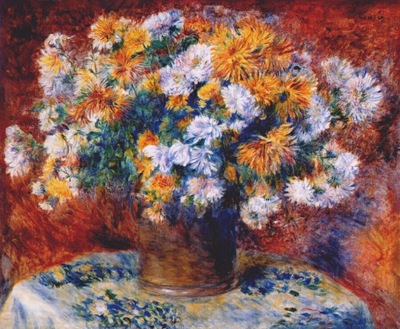 renoir chrysanthemums 1881