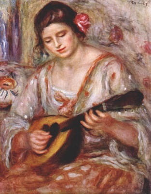 renoir girl with a mandolin