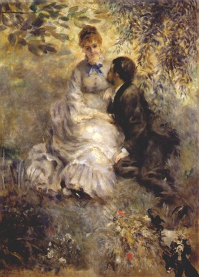 renoir the lovers c1875