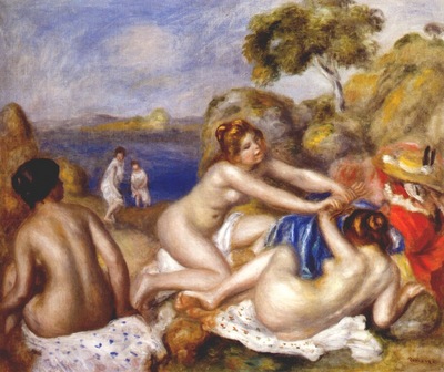 renoir three bathers with a crab c1897