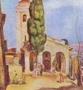 Pierre Auguste Renoir A Church at Cagnes