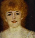 Pierre Auguste Renoir Portrait of the Actress Jeanne Samary detail