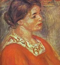 Pierre Auguste Renoir Woman in a Red Blouse