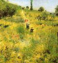 Renoir Pierre Auguste Winding path in the green