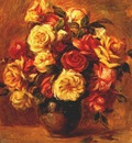 renoir bouquet of roses c1909
