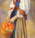 renoir girl with a basket of oranges c1889