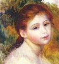 renoir head of a woman c1887