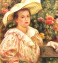 renoir lady with white hat