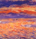 renoir sunset at sea