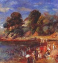 renoir the beach at pornic