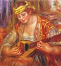 renoir woman with a mandolin