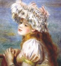 renoir young girl in a lace hat