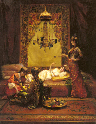 Richter Edouard Frederic Wilhelm In The Harem