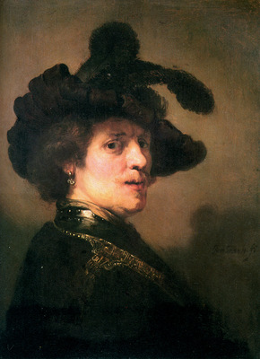 Rijn van Rembrandt Self portrait 7 Sun