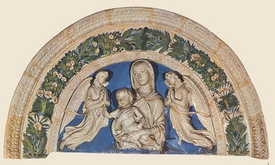 Robbia Madonna with Child and Angels