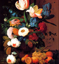bs flo Severin Roesen Still Life Flowers And Fruit