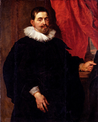 Rubens Peter Paul Portrait Of A Man Probably Peter Van Hecke