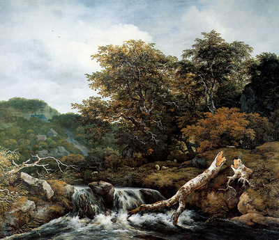 Ruisdael Jacob Waterfall Sun