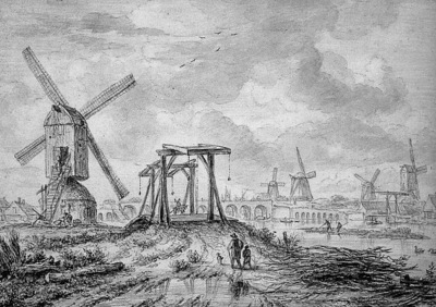 Ruysdael van Jacob View on Hogesluis Amstel Sun