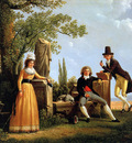 Sablet Jacques Family in Roman landscape Sun