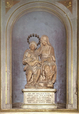 sansovino andrea madonna and child with st anne
