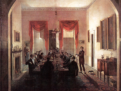 JLM 1820 Henry Sargent The Dinner Party