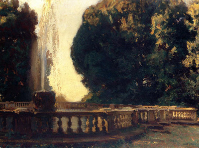 Sargent John Singer Villa Torlonia Fountain