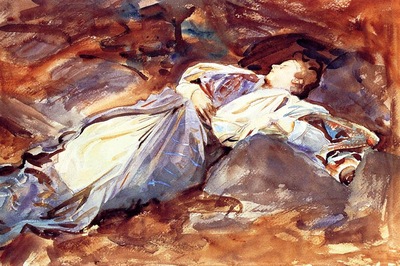 Sargent John Singer Violet Sleeping